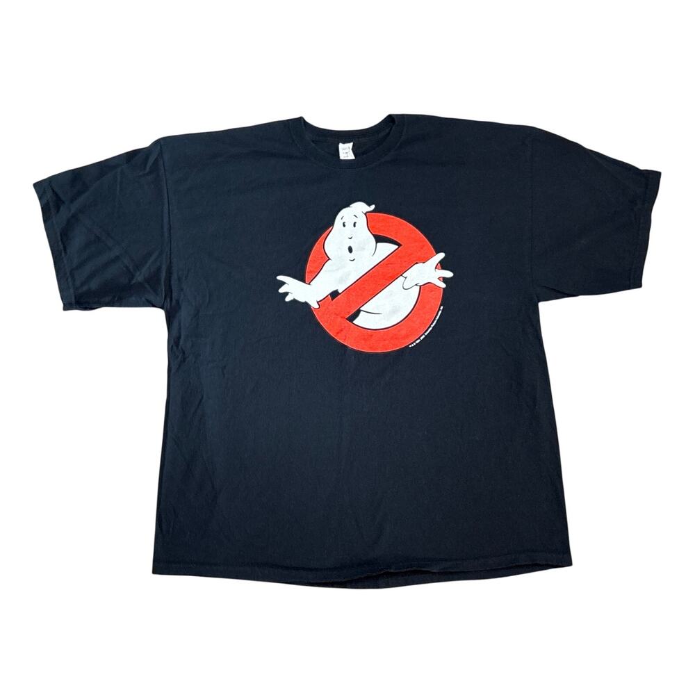 Y2K 2009 Ghostbusters Logo No Ghosts graphic tee XXL 2XL shirt